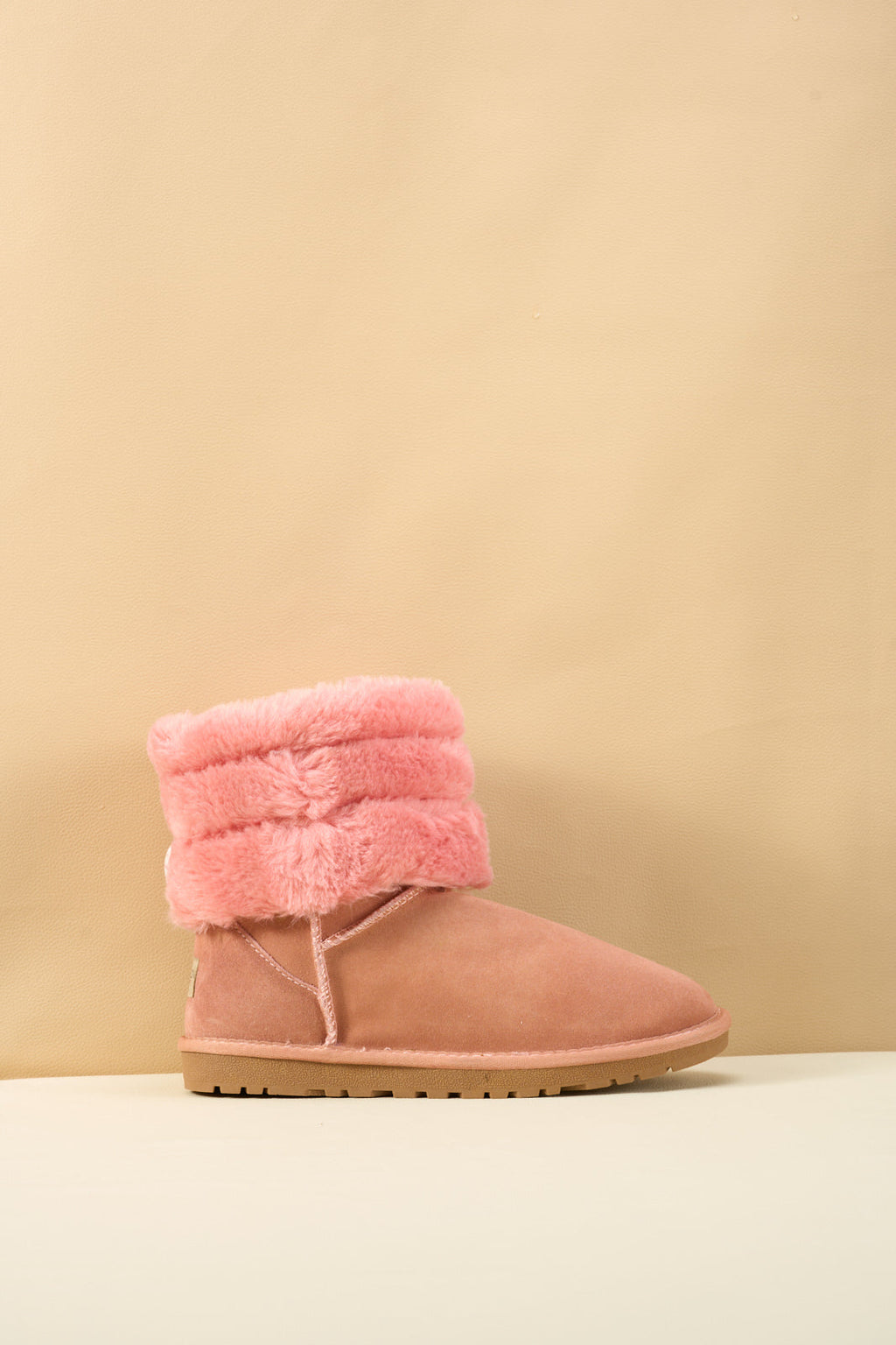 UGG Adelene Sherpa Woolen Boots - Pink