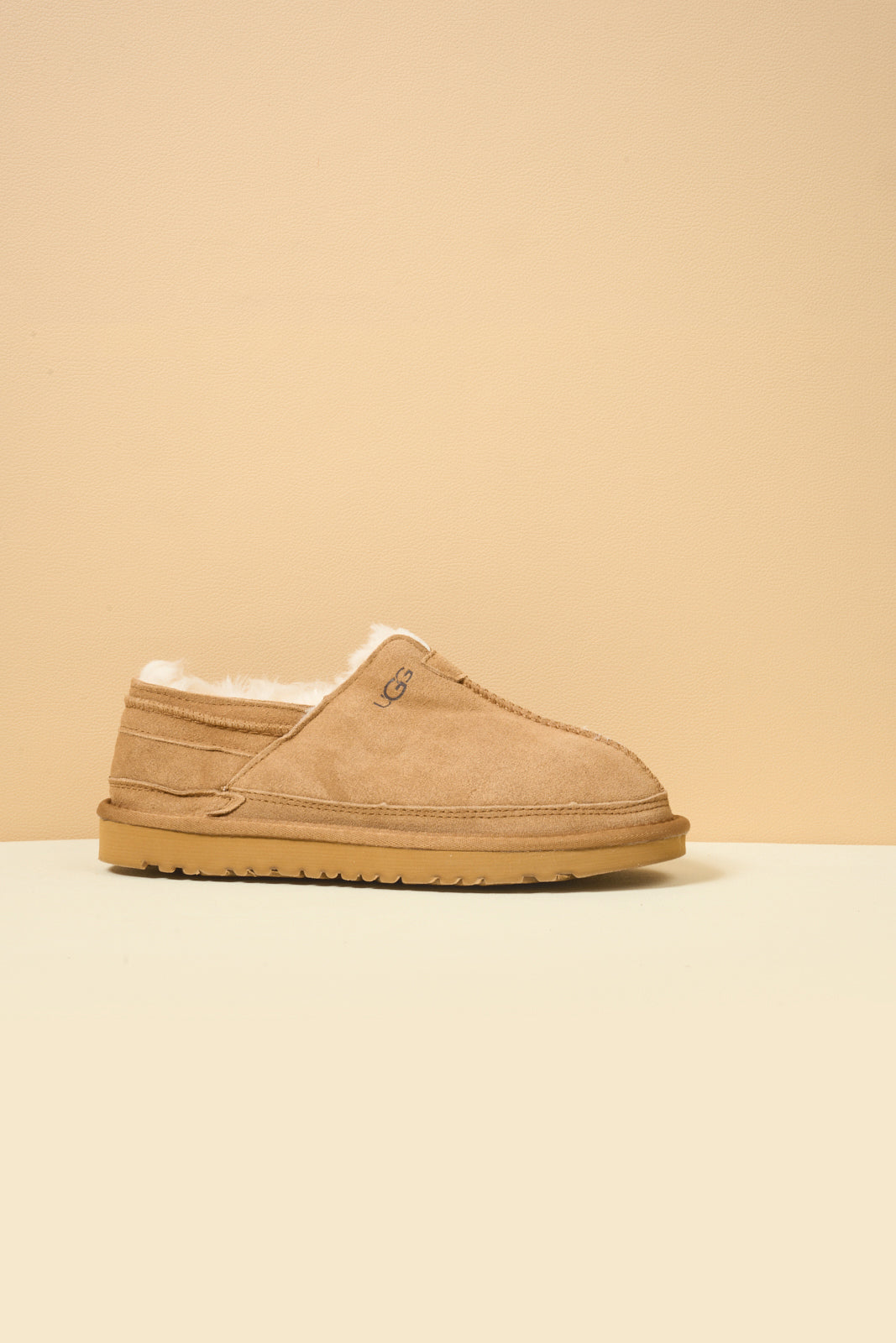 UGG Brisk Feels Wool Blend Slipper Boot - Chestnut