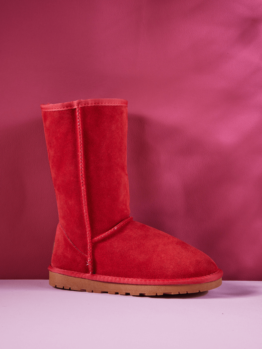 UGG Classic Suede Mid-Length boots - Red