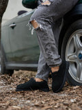 UGG Brisk Feels Wool Blend Slipper Boot - Black