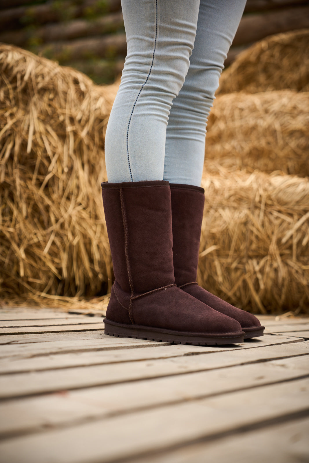 UGG Classic Suede Mid-Length boots - Brown