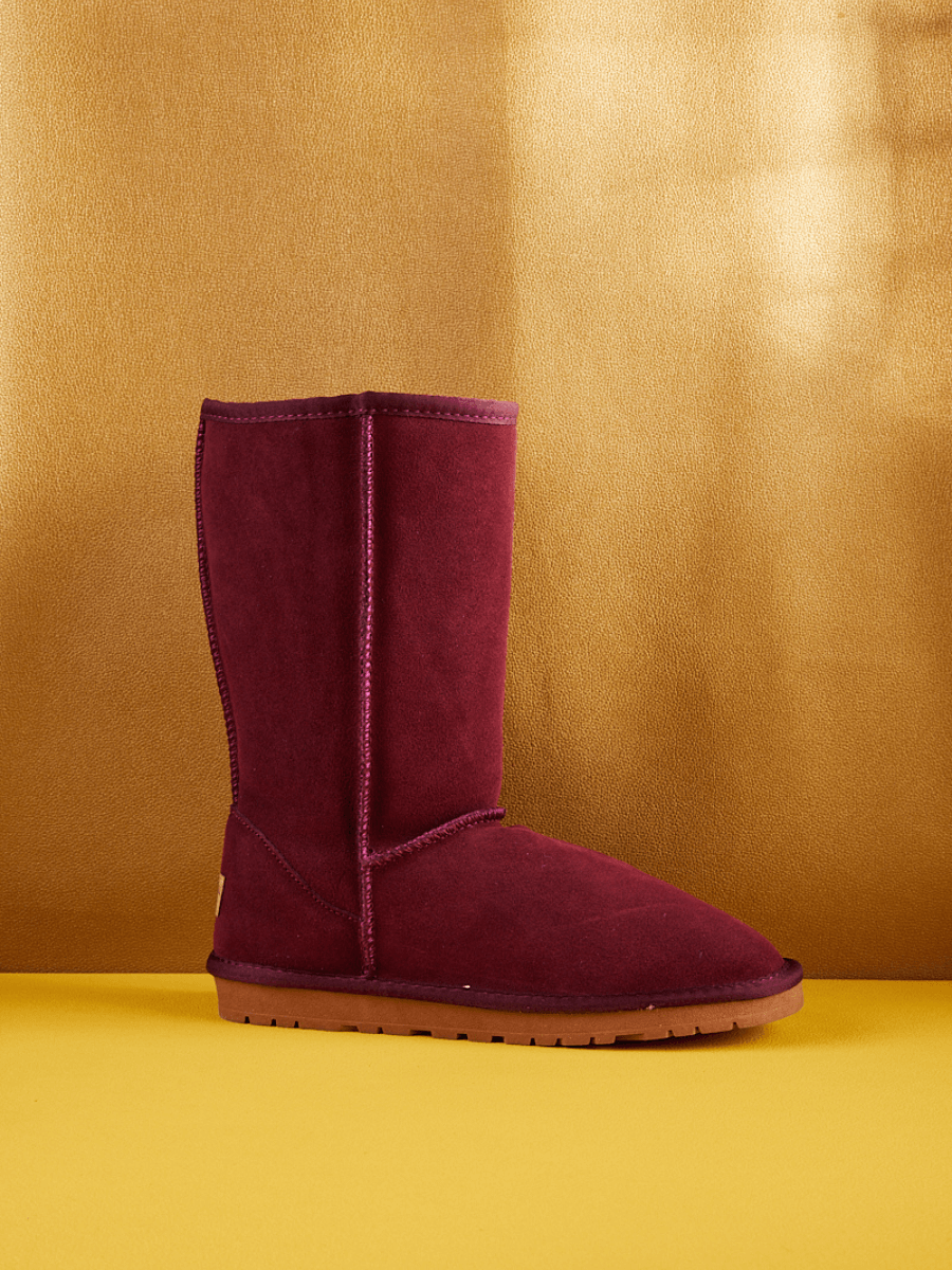 UGG Classic Suede Mid-Length boots - Claret